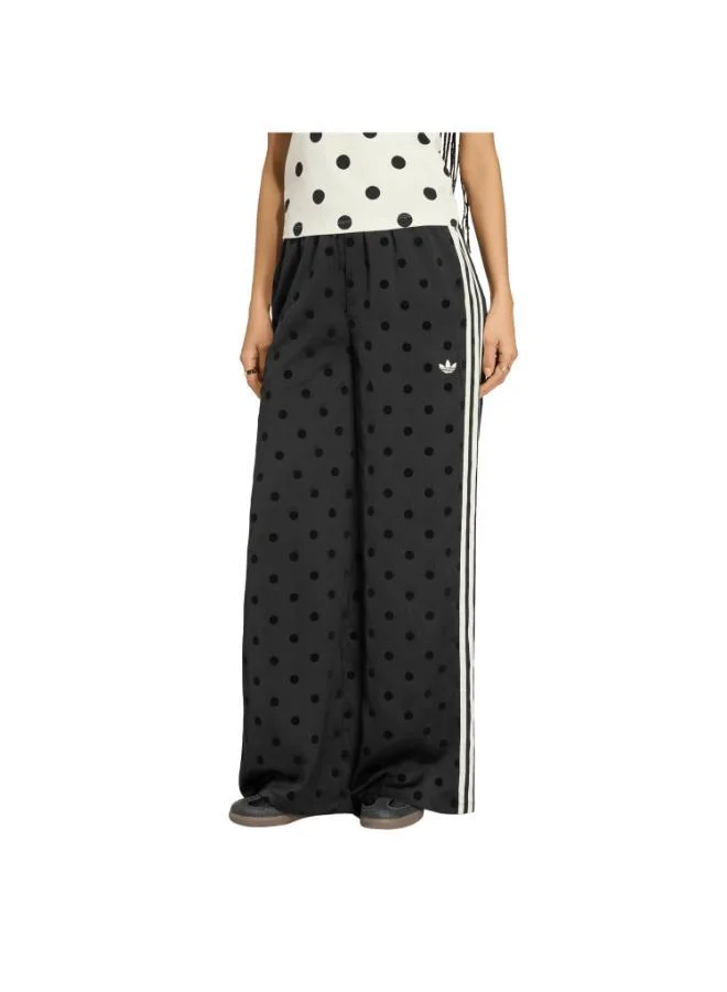 SATIN POLKA DOTS WIDE LEG PANT